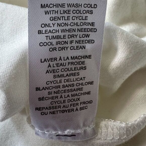 T Tahari Woman Plus 3X White Flutter Sleeve Blouse Casual Top Viscose Blend Soft - Picture 10 of 10